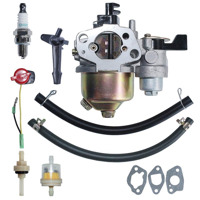 AUMEL Carburetor Fuel Line Filter w/Carb Gasket Kit for Homelite HL252300 UT80522B UT80522D UT80522F UT80953A 179CC Pressure Washer. - Image 1